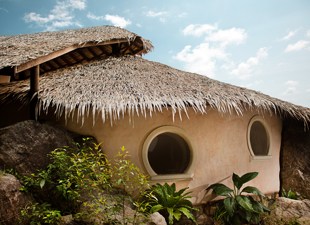 earth bag house in the tropics