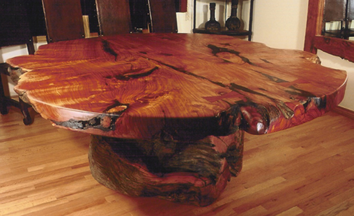 Tree Stump Dining Room Table