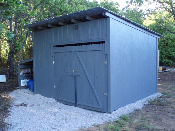 Pallet Sheds and $14 Pallet Shelving Units